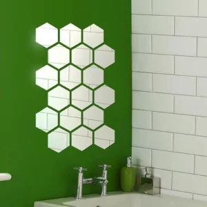 Дзеркальний настінний декор "Соти"