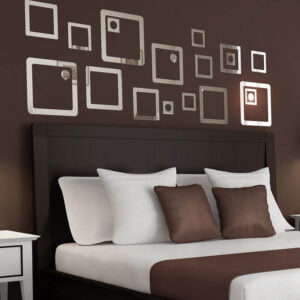 Дзеркальний настінний декор “Каре”