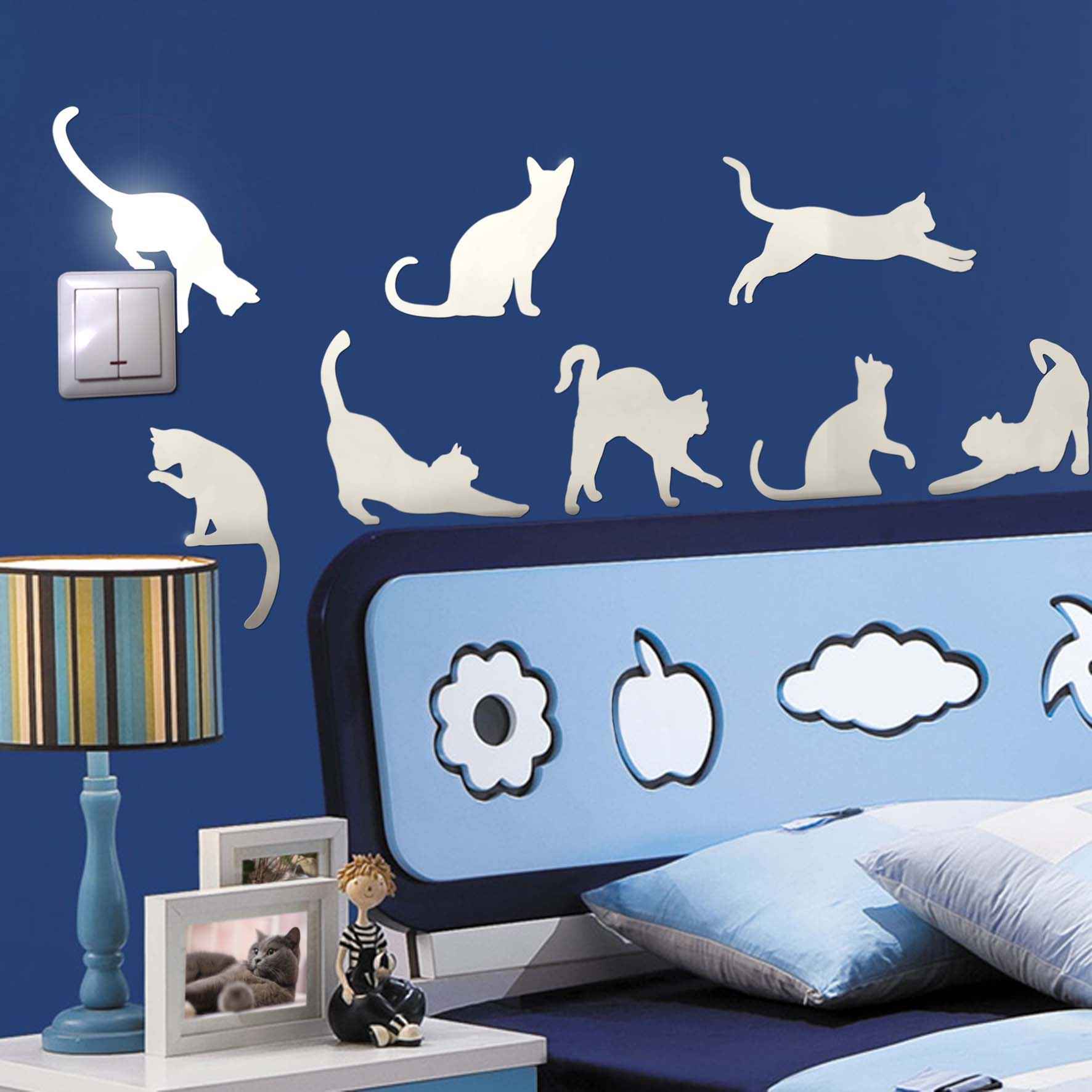 cats_2.jpg Дзеркальний настінний декор "Котики"