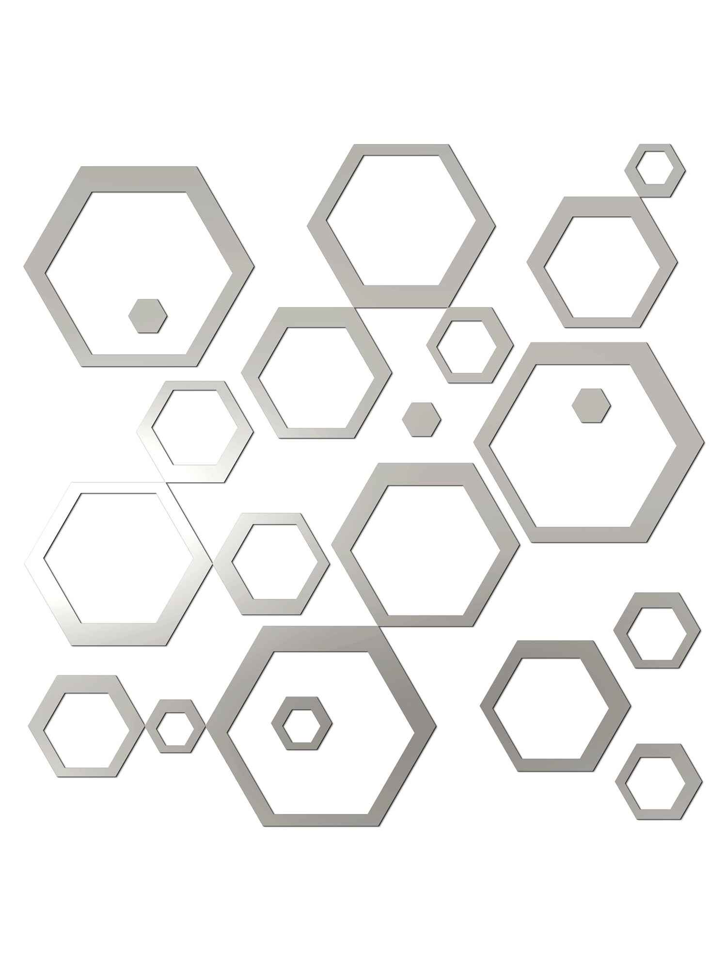 element-4 Дзеркальний настінний декор "Елемент"