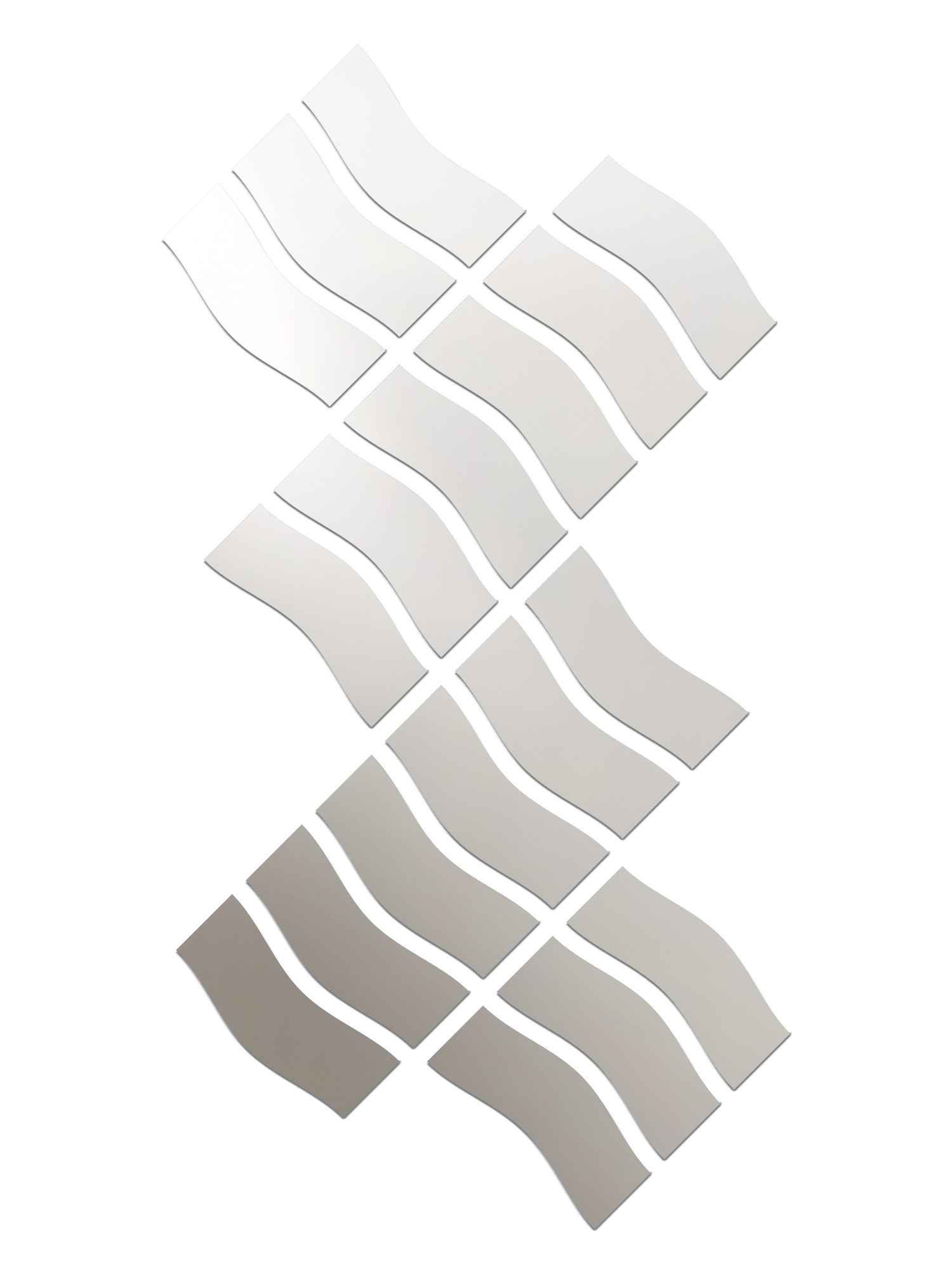 hvilya5 Дзеркальний настінний декор "Хвиля"