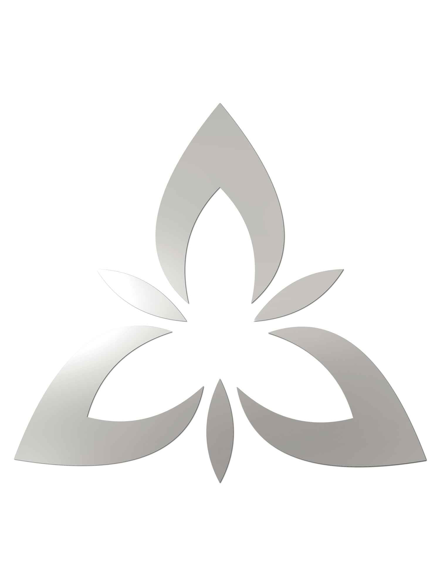 liliya3 Дзеркальний настінний декор "Лілія"