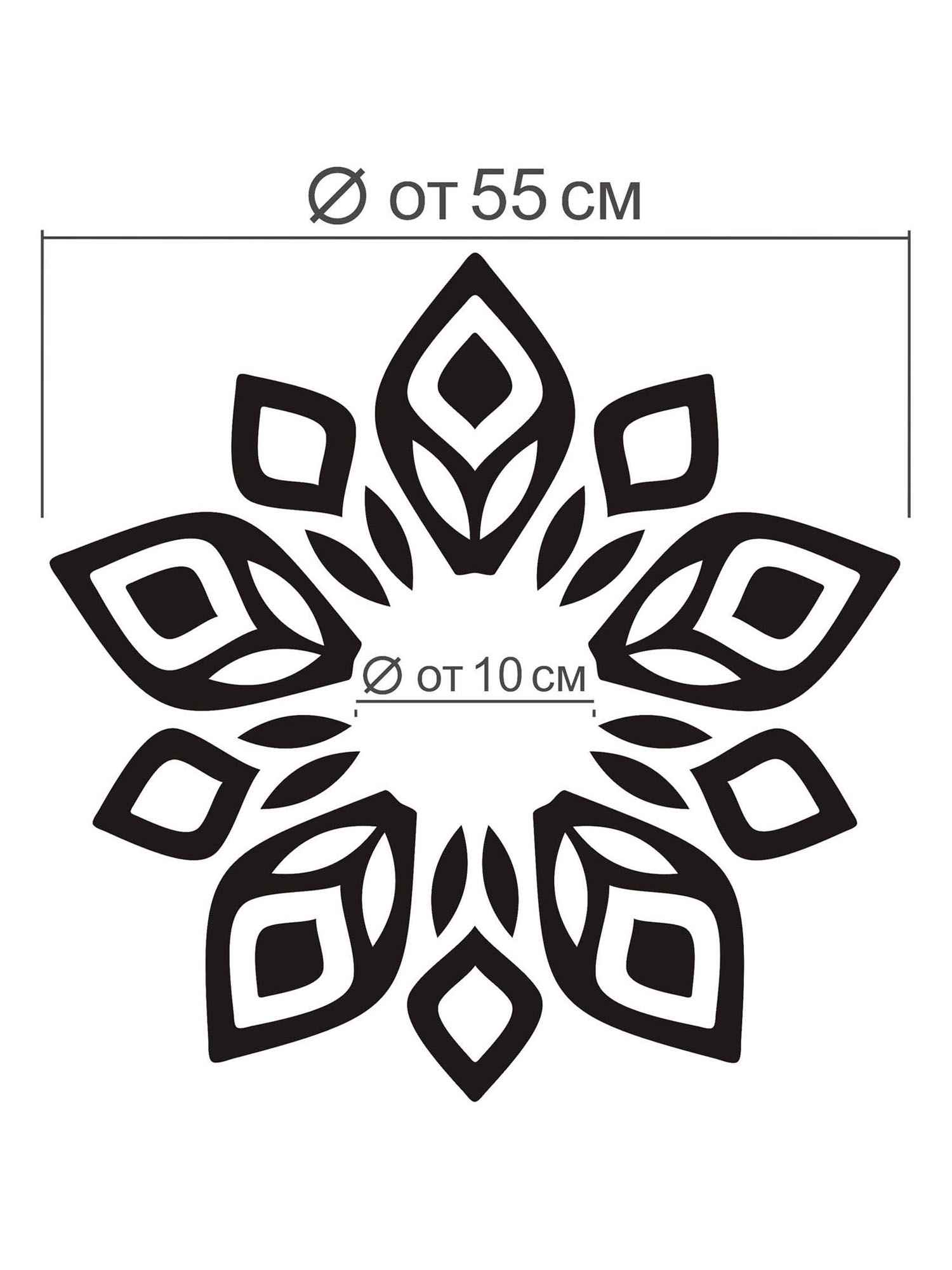 lyupin_3 Дзеркальний декор для стелі "Люпін"