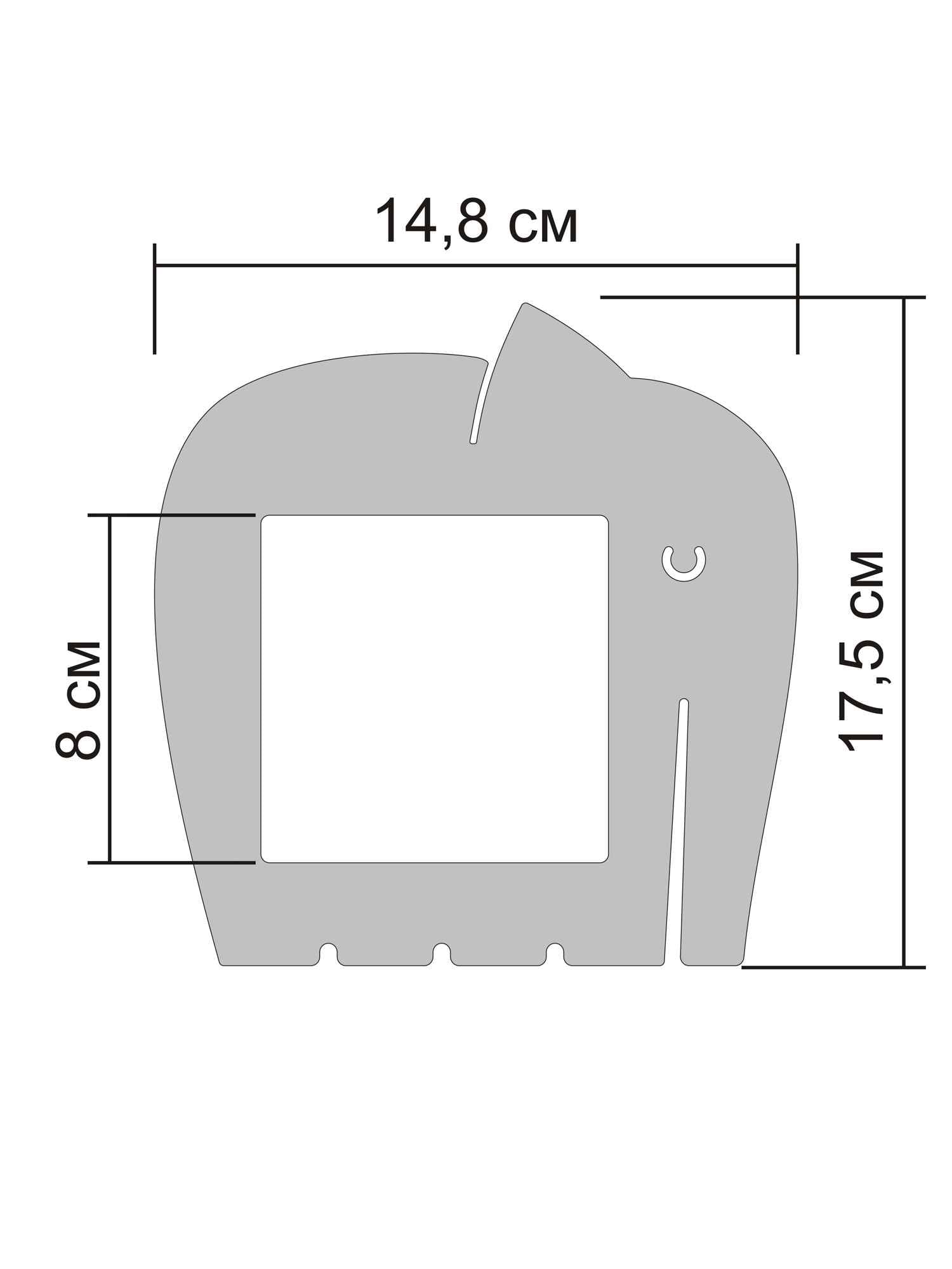 Дзеркальний декор рамка під вимикач №3 Дзеркальний декор рамка під вимикач №3