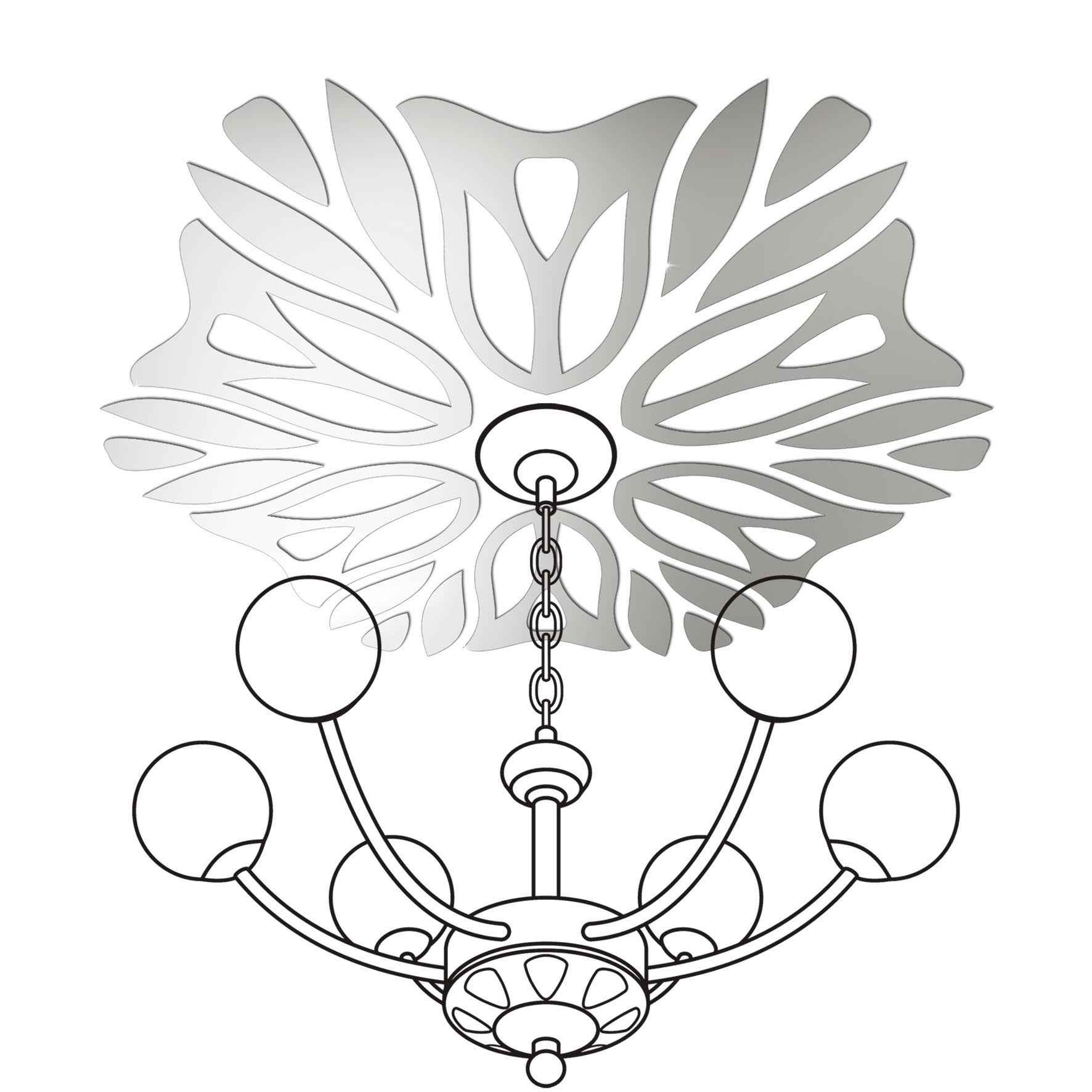 veresk4 Дзеркальний настінний декор "Вереск"